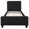 Merrick Lane Clarendon Platform Bed Contemporary Tufted Upholstered Platform Bed with Footboard